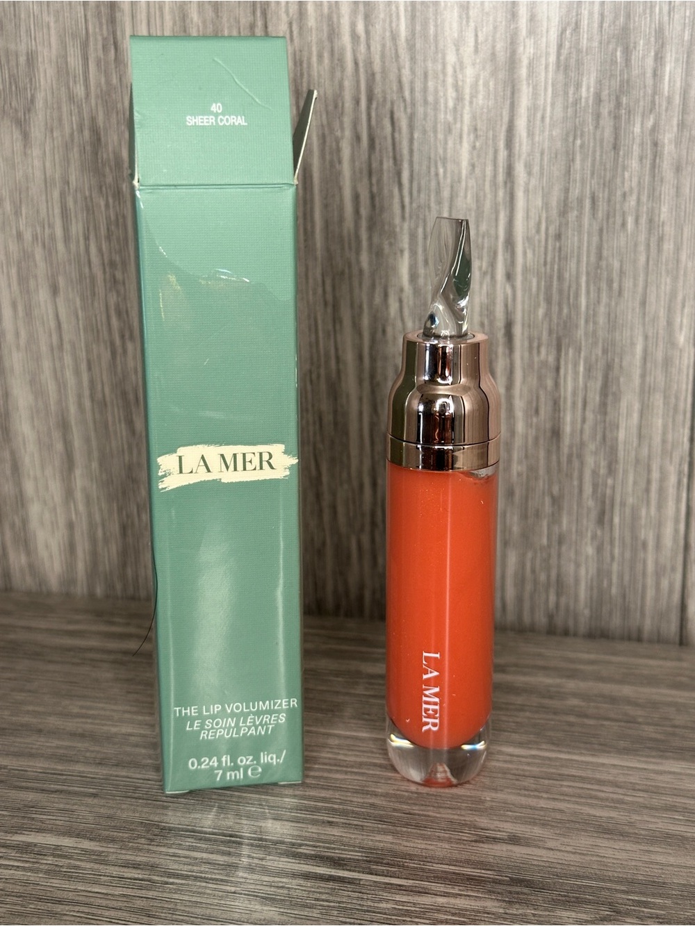 La Mer Lip Volumizer Gloss — 40 Sheer Coral